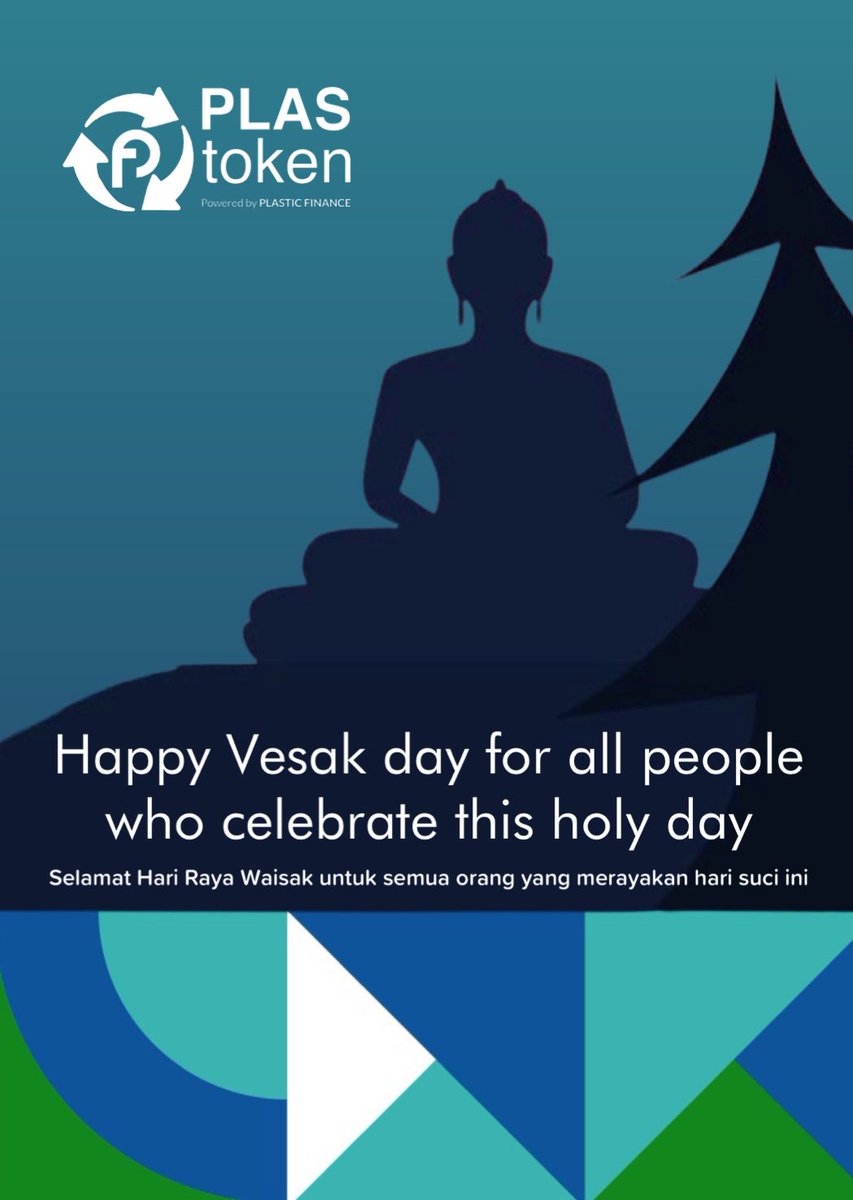Plastoken's tweet photo. Happy Vesak Day 2022! We wish you prosperity and lasting peace and happiness for today and forever♻🎉🙏

#plastoken
#tokenplasnews
#VesakDay 
#pilihanpastokennyaplas #cryptounderlyingbased #daurulangplastoken https://t.co/JgvbP1CKBi