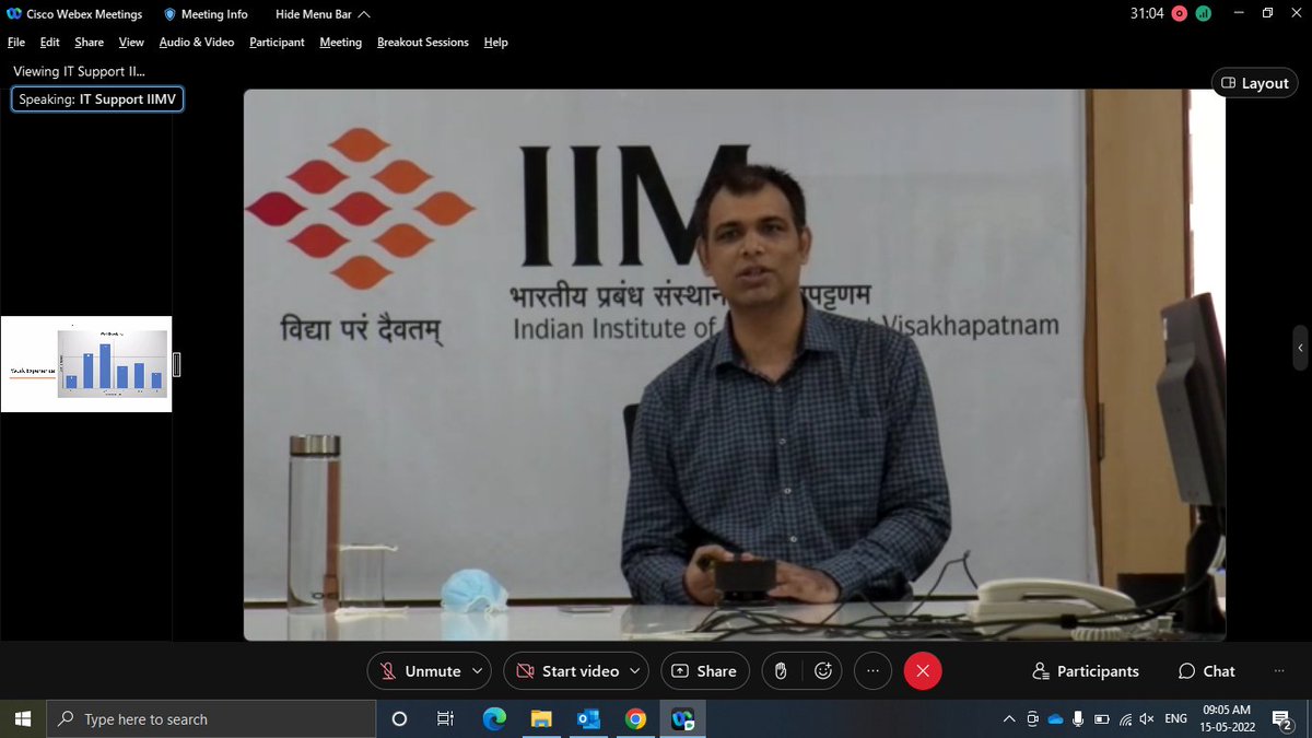 IIM_Vizag's tweet photo. #IIMVisakhapatnam, with #NuLearn, inaugurated the virtual Executive Development Program in Digital and Social Media #Marketing for over 50 management professionals on 15 May 2022. #EventsAtIIMV #DigitalMarketing #SMM #GoogleAnalytics #SEO #Training #Certificate #IIMV https://t.co/IC2rMC33iD