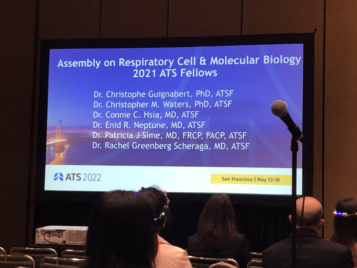 Congrats new ATS fellows including my idol <a href="/RScheraga/">Rachel Scheraga</a> !
