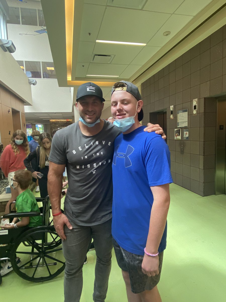 Thanks <a href="/TimTebow/">Tim Tebow</a> for reaching out to the youth of our region. Your visit to  <a href="/NiswongerCHosp/">Niswonger Children’s Hospital</a> was very much appreciated!
