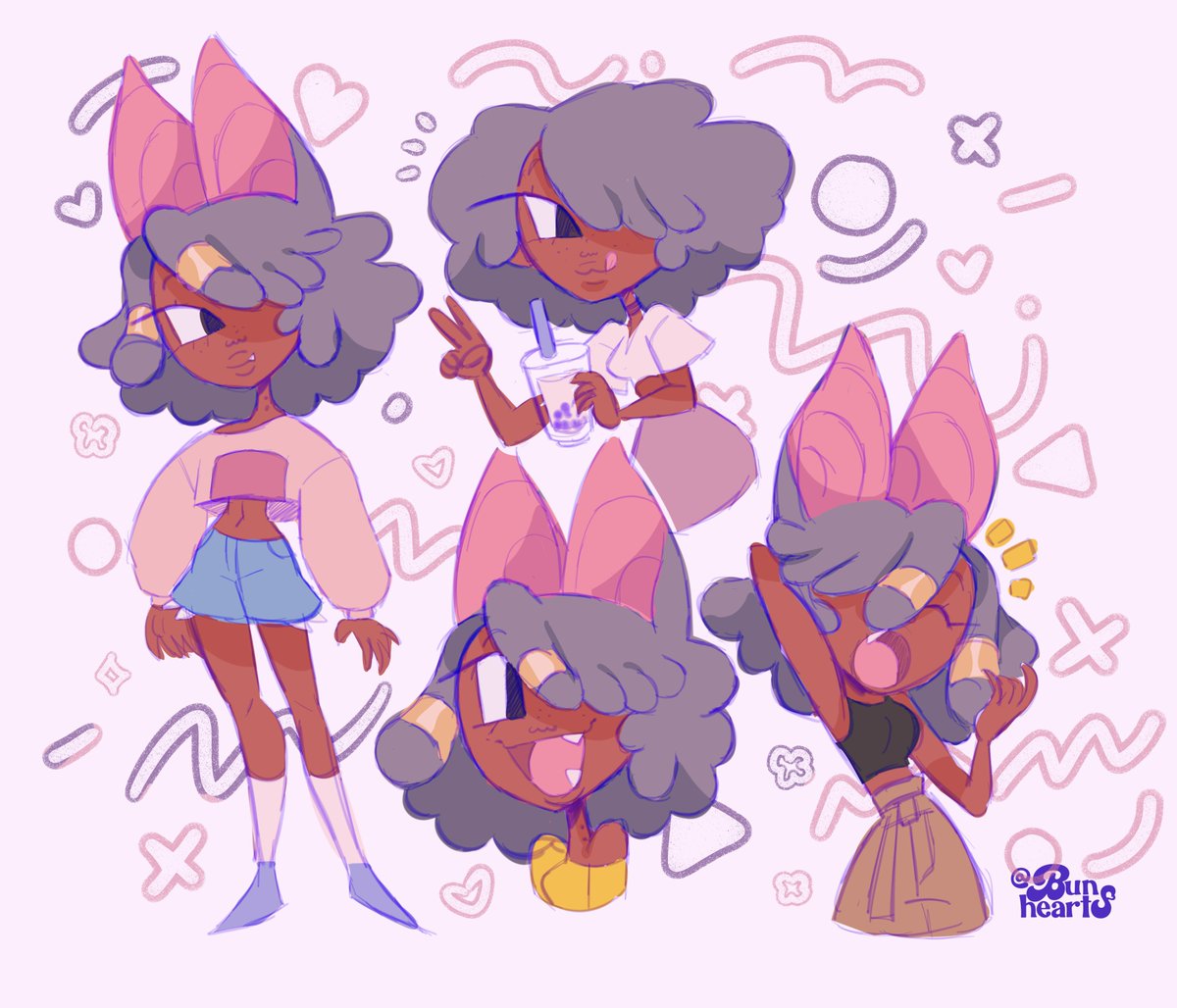 「Valentina doodles! Bleh! 🦇 」|𝚋𝚞𝚗!🐰のイラスト