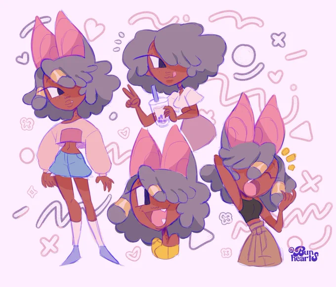 Valentina doodles! Bleh! 🦇 
