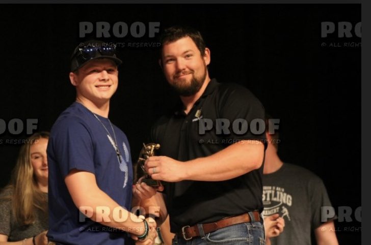 East Hardy’s Ralph J. Bean (Leadership) Award, Football’s Outbreak player of the year, and Wrestling leadership Award.