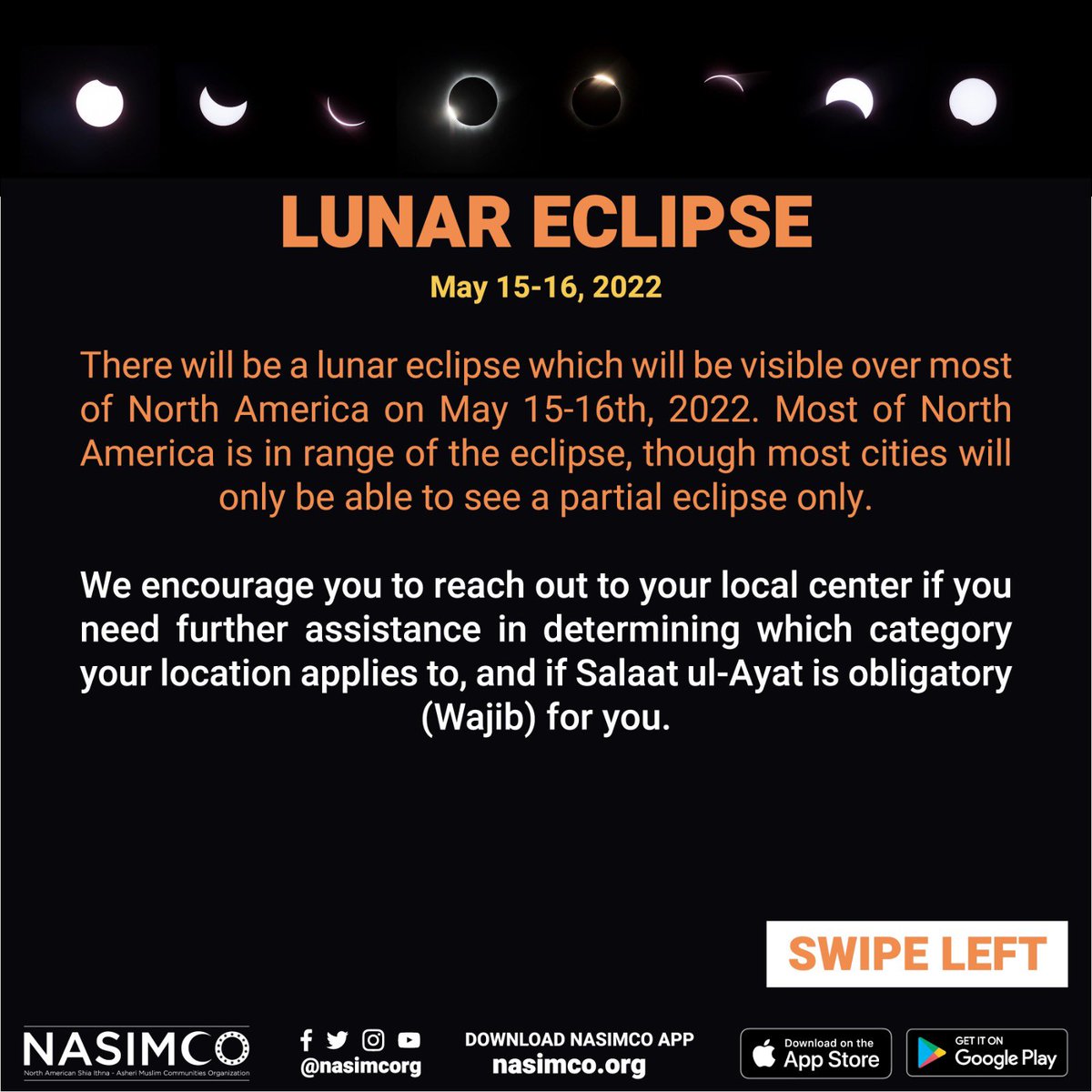 nasimcorg's tweet photo. A reminder for the lunar eclipse taking place today! #nasimco #lunareclipse https://t.co/epSyThceOS