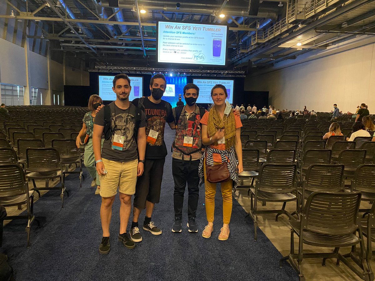 JoseMFC19's tweet photo. My first conference in person with nice people!! @A_Lamarins @PinedaaDavid @FEHMlab #JASM2022 https://t.co/bbQruAf4ll