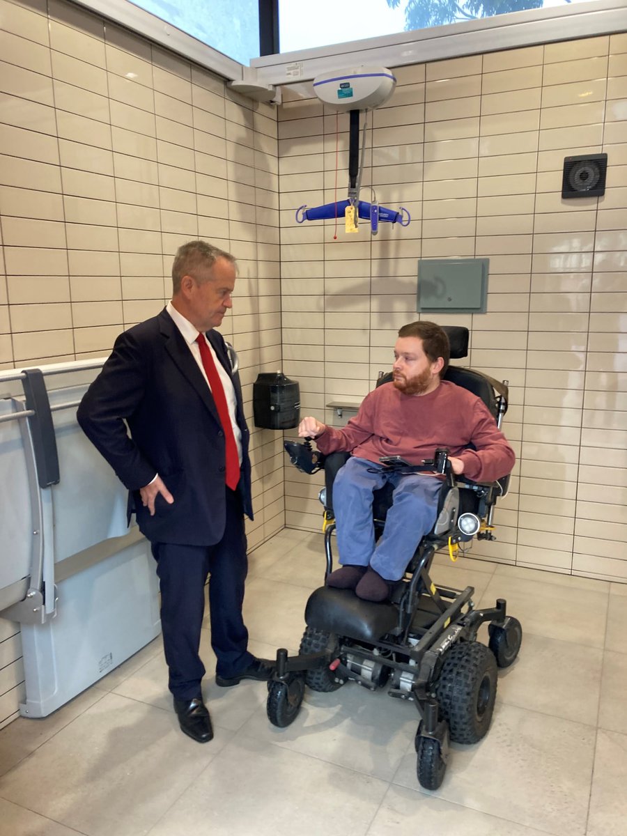The Australian Labor Party have made an election commitment to fund $21.6 million into Changing Places facilities in every Local Government Area (LGA) in Australia. 
 
📸 @billshortenmp