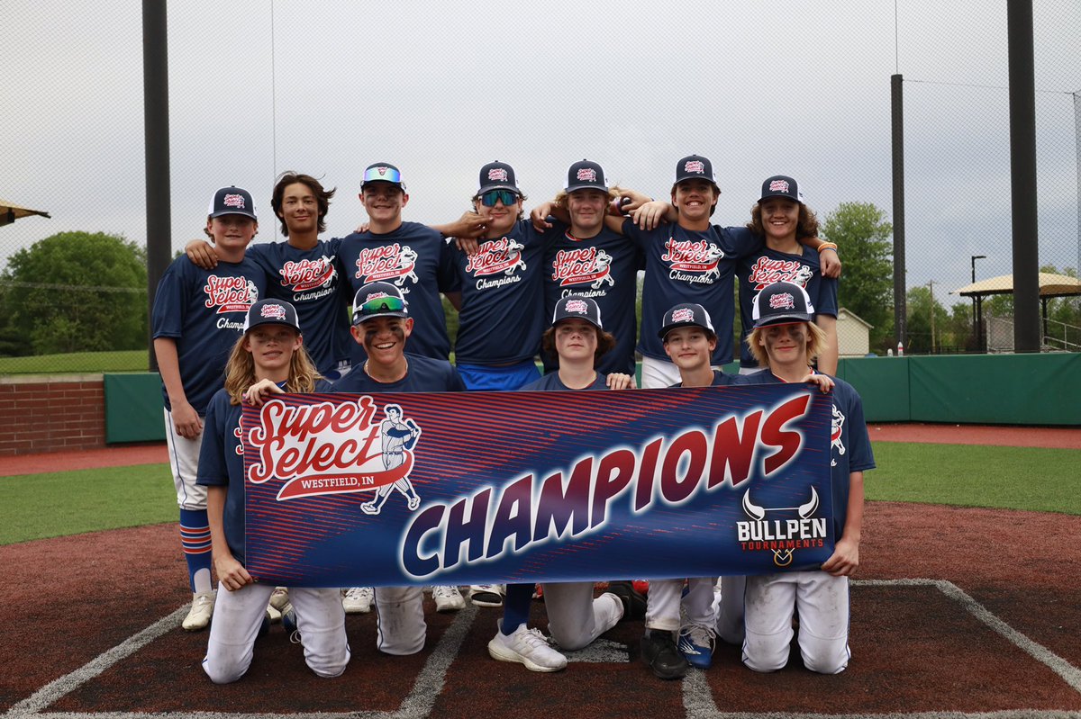 baseballcrazy00's tweet photo. 13u Leonard Super Select
Champions at Grand Park in Indiana.
What a great weekend for my guys.
Down two of our top guns for this tournament &amp; managed to outscore our opponents 70-12! 

@PGYouthBB @HitDogsAcademy @MCHitDogs 

#DogsOnTop #TheNewStandard https://t.co/KBSXA61oaj