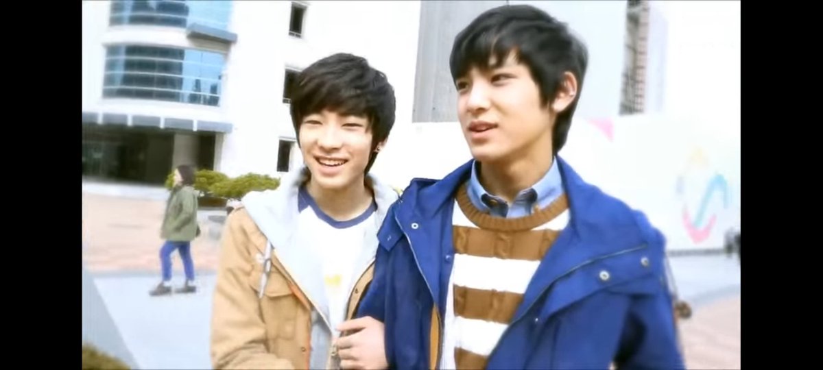 minwonjeu's tweet photo. Seungkwan: Right, since his trainee days Wonwoo was interested in fashion

Mingyu: He keeps using me as a model😩

No wonder they look like twinning on their predebut 🤣🤣🤣🤣 https://t.co/7Tm3NIql4D