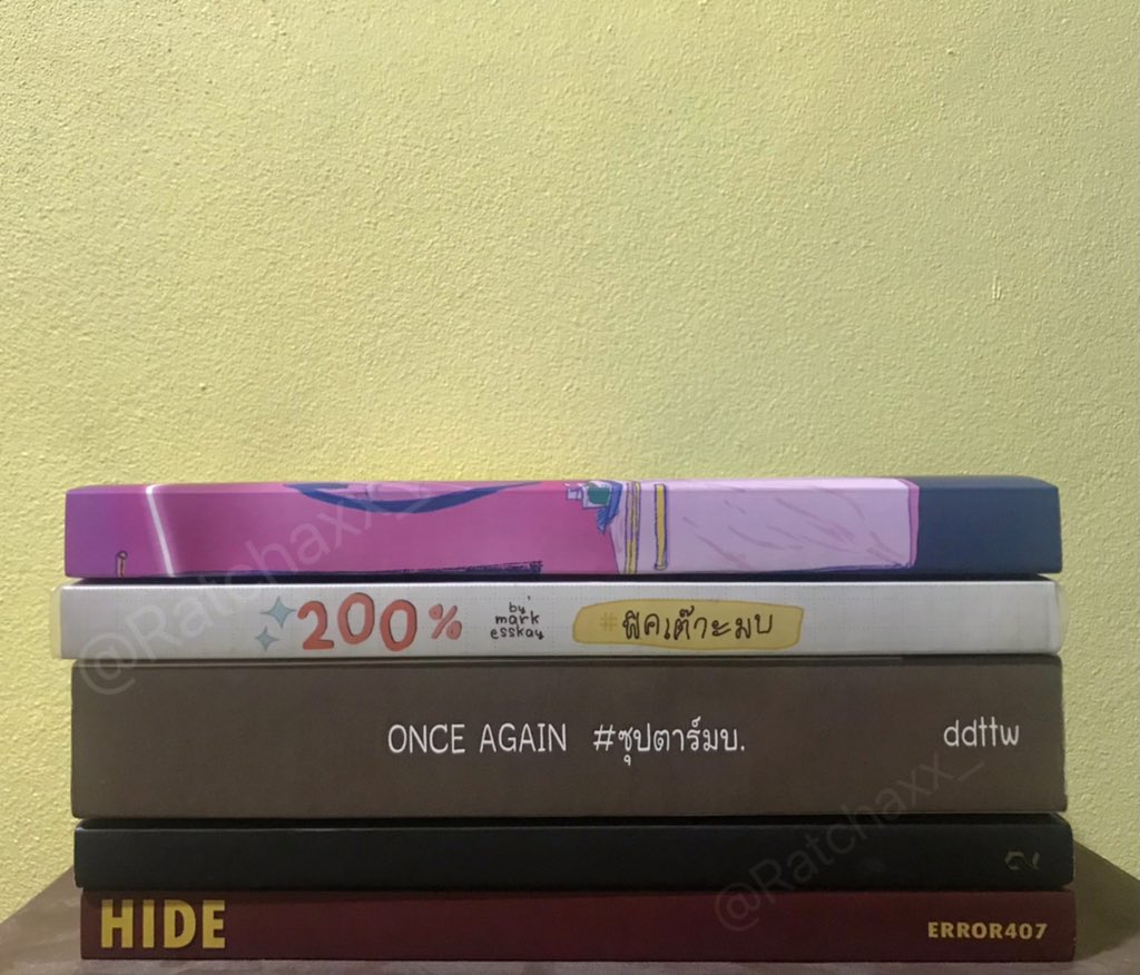 Ratchaxx_'s tweet photo. #ส่งต่อฟิค #ส่งต่อฟิคมาร์คแบม #ฟิคมาร์คแบม #ส่งต่อหนังสือ
#เล่นน้องมบ 380฿
#ฟิคเต๊าะมบ 300฿
#ซุปตาร์มบ 500฿
#พี่มาร์คขี้อิจฉา 290฿
#hidemb 330฿
📦ฟรีเคอรี่
📌สนใจเดมมาคุยกันก่อนได้นะคะ https://t.co/VOsWNrMCt8