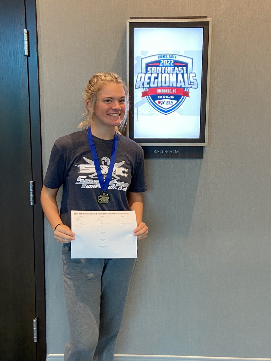 ryleebennett_'s tweet photo. Took a trip to Cherokee, NC for SE Regionals! I competed in both Folkstyle (1st) and Freestyle (2nd) and have officially double-qualified for Junior Nationals in Fargo, ND in July! Now it’s time to get back in the room and get ready for Tulsa in just a few weeks! @wcsSSTMSpm https://t.co/exAGnSyJMy