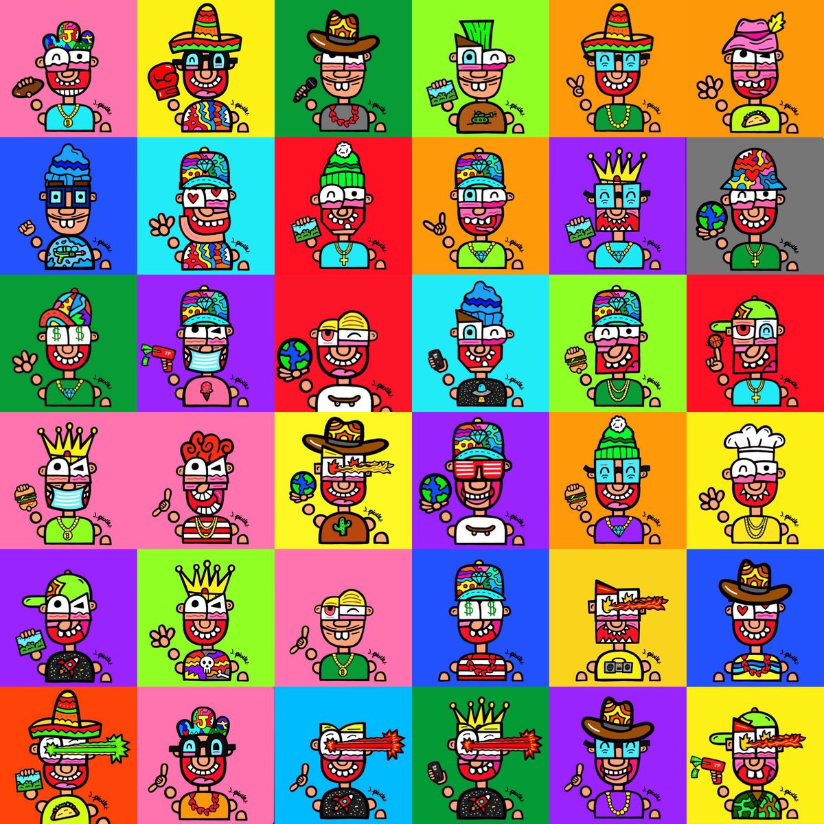 .<a href="/SamuelLJackson/">Samuel L. Jackson</a> rockin J.Pierce &amp; Friends! 🔥❤️❤️🌎🚀🌕 

#jpierce #samuelljackson #NFTCommunity #nftart #nft #nfts #nftartist #NFTCollection #NFTdrop