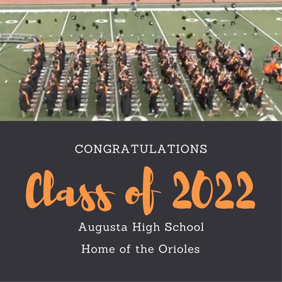 OriolesAHS's tweet photo. Congratulations to our graduating seniors! You my friends have brought out the best in us and you are leaving a legacy of excellence. #oriolepride https://t.co/WVydiSOUG6