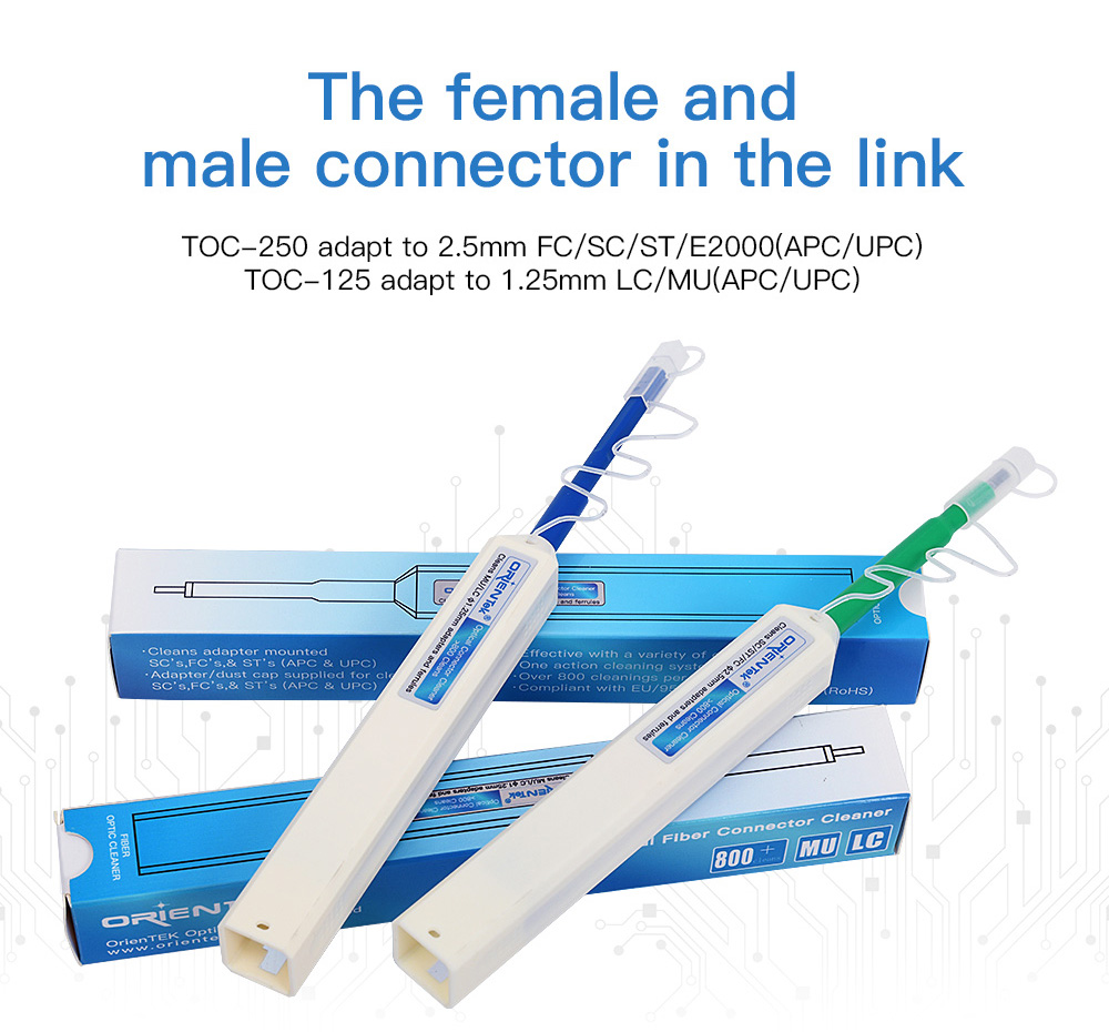 OrientekOptical's tweet photo. In order to improve the quality of the #optical #fiber connection and the accuracy of the test, we recommend that you use a cleaning pen to clean the connector, even if it is a new test instrument and fiber connector, it is best to clean it before use
#FTTx #networking https://t.co/p6FCK8xGv6