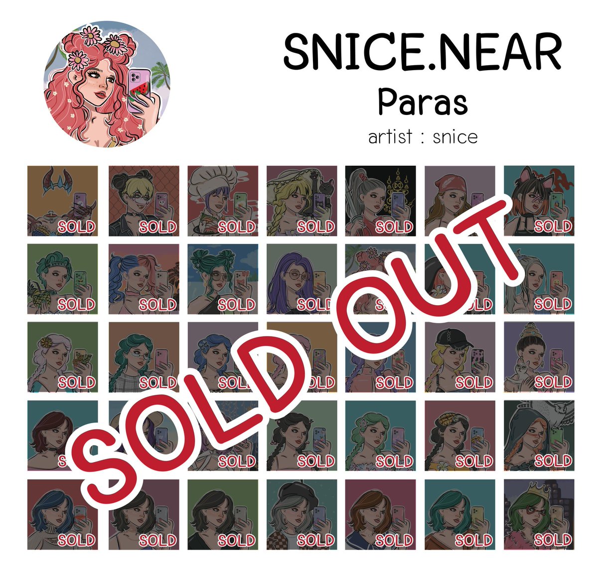 ❌Sold out❌
หมดแผงแล้ววว ใจฟูมากเลยค่าา ❤🥰
ขอบคุณทุกๆคนมากนะค๊าา🙏😁
🎉🎉🎉

#nft #NFTTHAILAND
