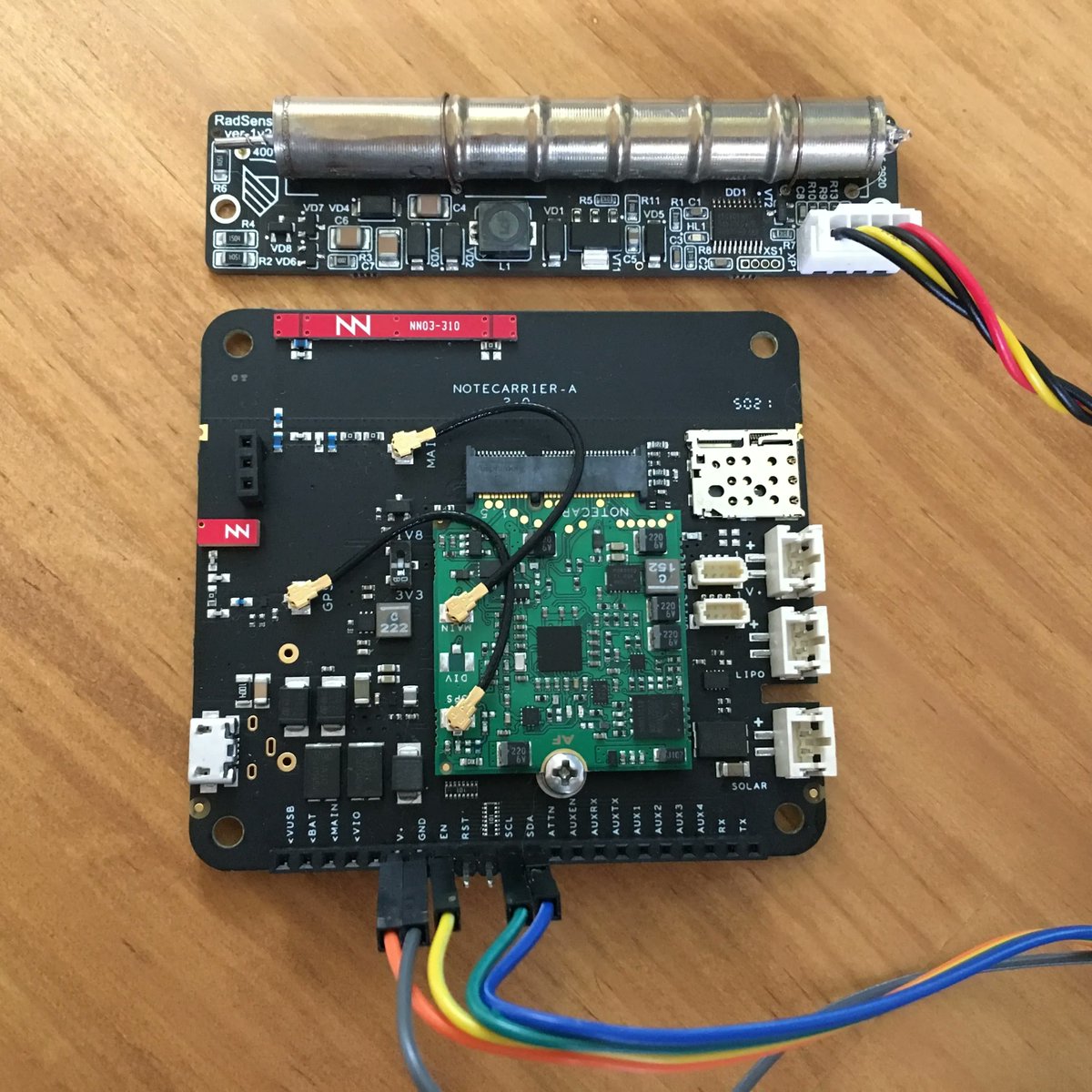 TinkerElectric's tweet photo. Working on a wearable radiation monitor prototype for @sensa_web Using the new @blueswireless IoT hardware to collect radiation data push to the web.

#IoT #Sensaweb #Blues #Prototyping #Hardware #hardwaredesign #hardwareengineer #radiation #radiationsafety #radiationprotection https://t.co/ncjHZVbwU4