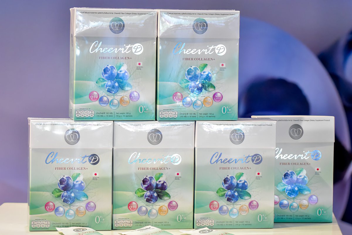 PakVarayuFc's tweet photo. เปิดตัวแล้ว!!! 🎉🎉🎉

ผลิตภัณฑ์ CheevitD fiber Collagen อาหารเสริมสุดว๊าววว ตัวช่วยสำหรับสายบุฟเฟ่ และอยากมีสุขภาพ ผิวสวยไปพร้อมๆกัน ครบจบในดื่มเดียว พบกันเร็วๆนี้ 

#CheevitD
#CheevitDfFberCollagen
#TPakjai https://t.co/YWlG7TuLm1