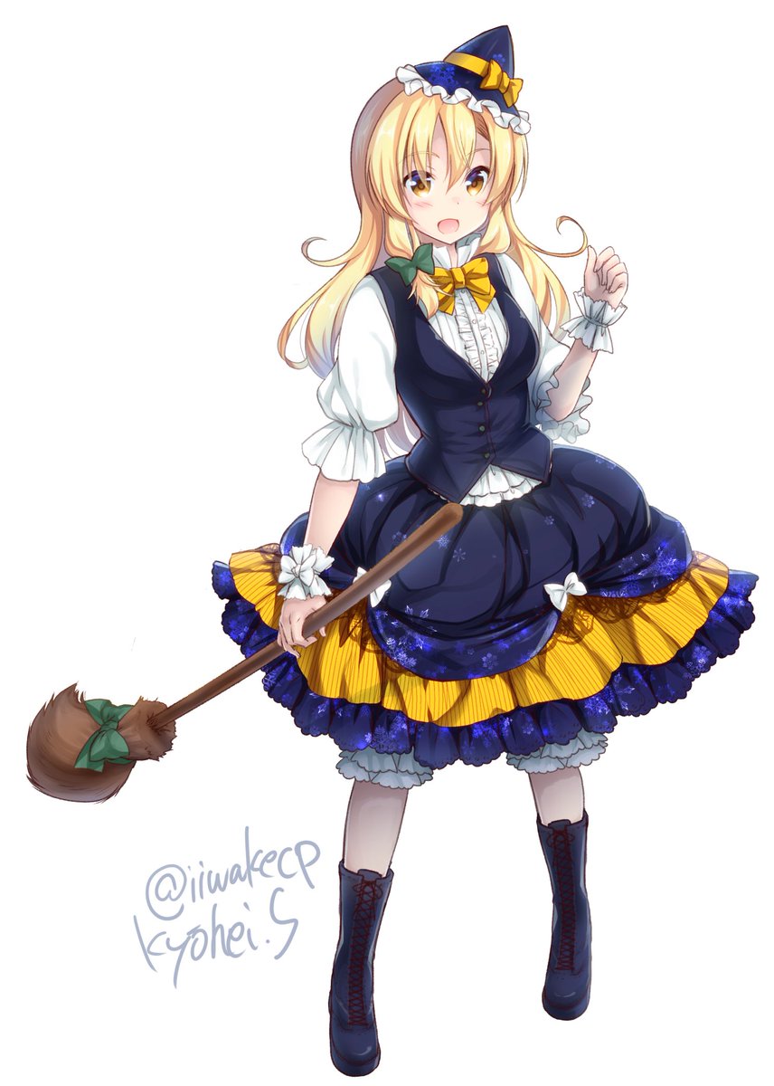 霧雨魔理沙 「霧雨魔理沙
今となっては描ける気がしない感じの絵が出てきたので供養。2016年に」|しげみや@樹宮匡平のイラスト