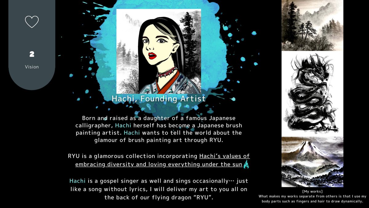 RYU_NFTGALLERY's tweet photo. Hachi is a gospel singer as well #RYUNFT https://t.co/0g8VzOK4K5