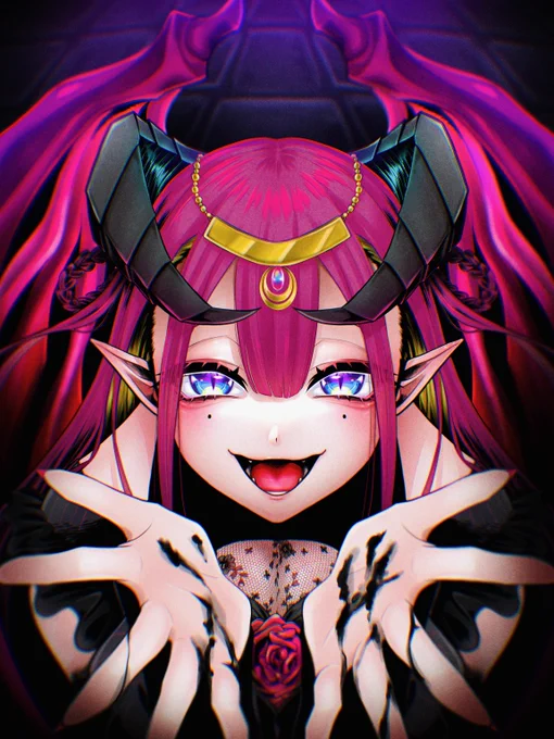 【有償依頼】Vtuber誘堕ごるるさんを念写させて頂きました!楽しそうなお顔を描くのはこちらも楽しくなりますね〜ご依頼ありがとうございました!#有償依頼 #有償依頼受付中  