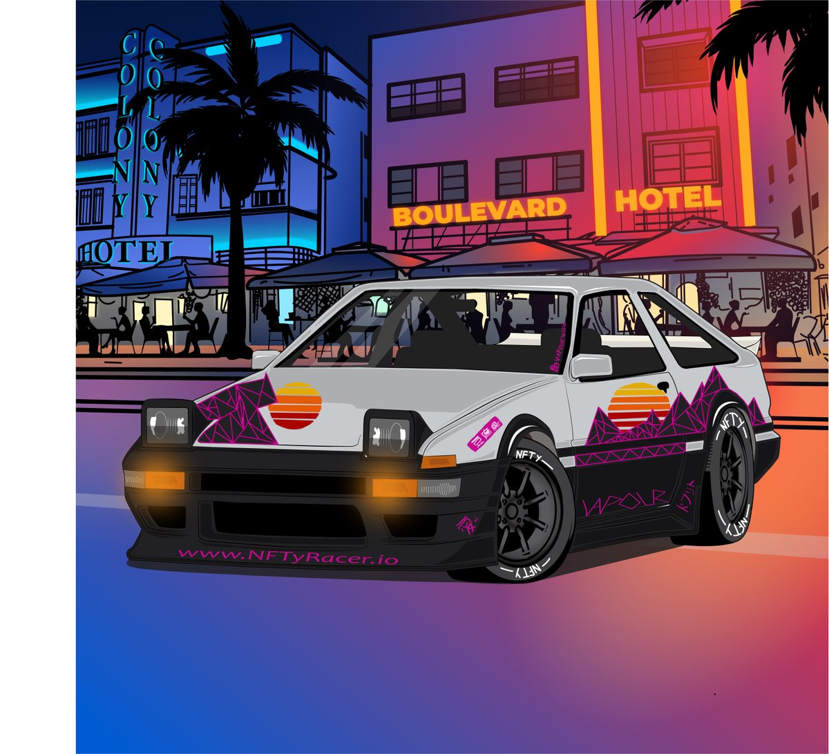 NFTyRacer's tweet photo. ⚠️HACHI-ROKU!!!!!!⚠️

🏁Our AE86 mint is now live as well!
https://t.co/tOLVc6cjRe

☝️If you've ever dreamt of delivering tofu to Mt. Akina and then flawlessly drifting home before the sun comes up, now is your chance!!
#NFTdrop #NFTCommunity #ae86 https://t.co/yRFH4nfY8d