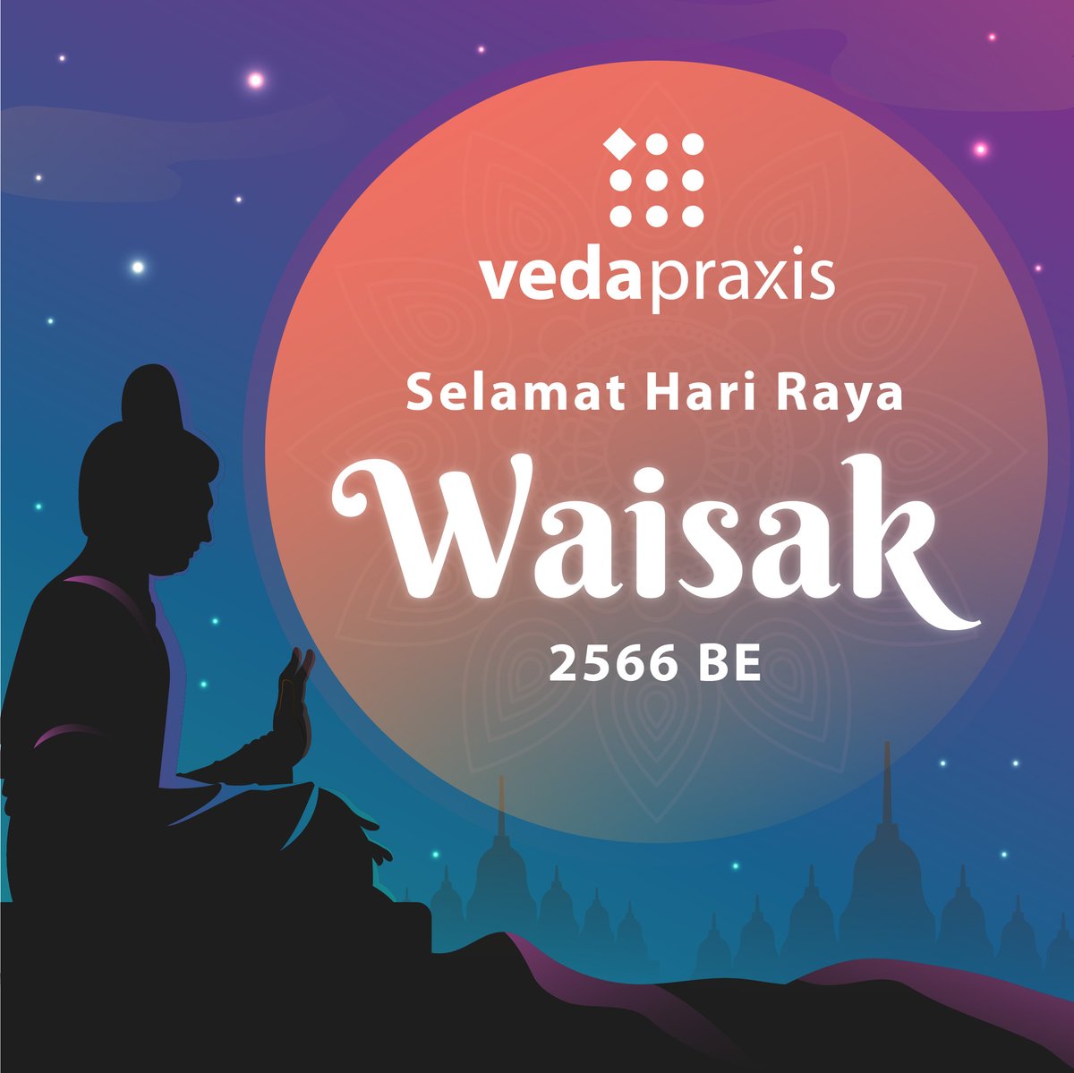 Veda_Praxis's tweet photo. Happy Vesak Day 2566 BE. May this day enlighten your path to eternal happiness.
#vedapraxis #beingrelevantandleadingwithempathy #vesak https://t.co/BaeJ3KRsb3