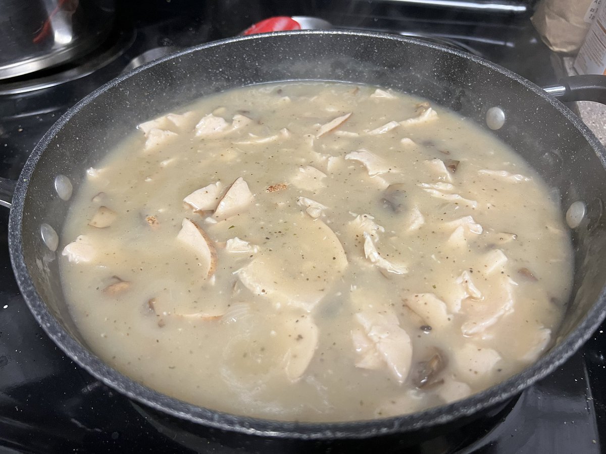 WolfBandit84's tweet photo. Fancy turkey Γ la king. Heh π
#turkeymeal #furrycook #cookingfurry https://t.co/ZQ0BvjFL0h
