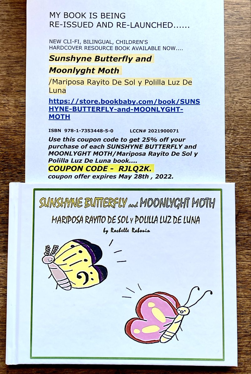 BellRabouin's tweet photo. I have waited almost 2 years to get my book officially copyrighted.....DONE!!!! ....Now you CAN purchase it ....get 25% off the price now until May 28th 2022...read the instructions in the photo......https://t.co/kgwOwiWolm https://t.co/pTsMpKqekT