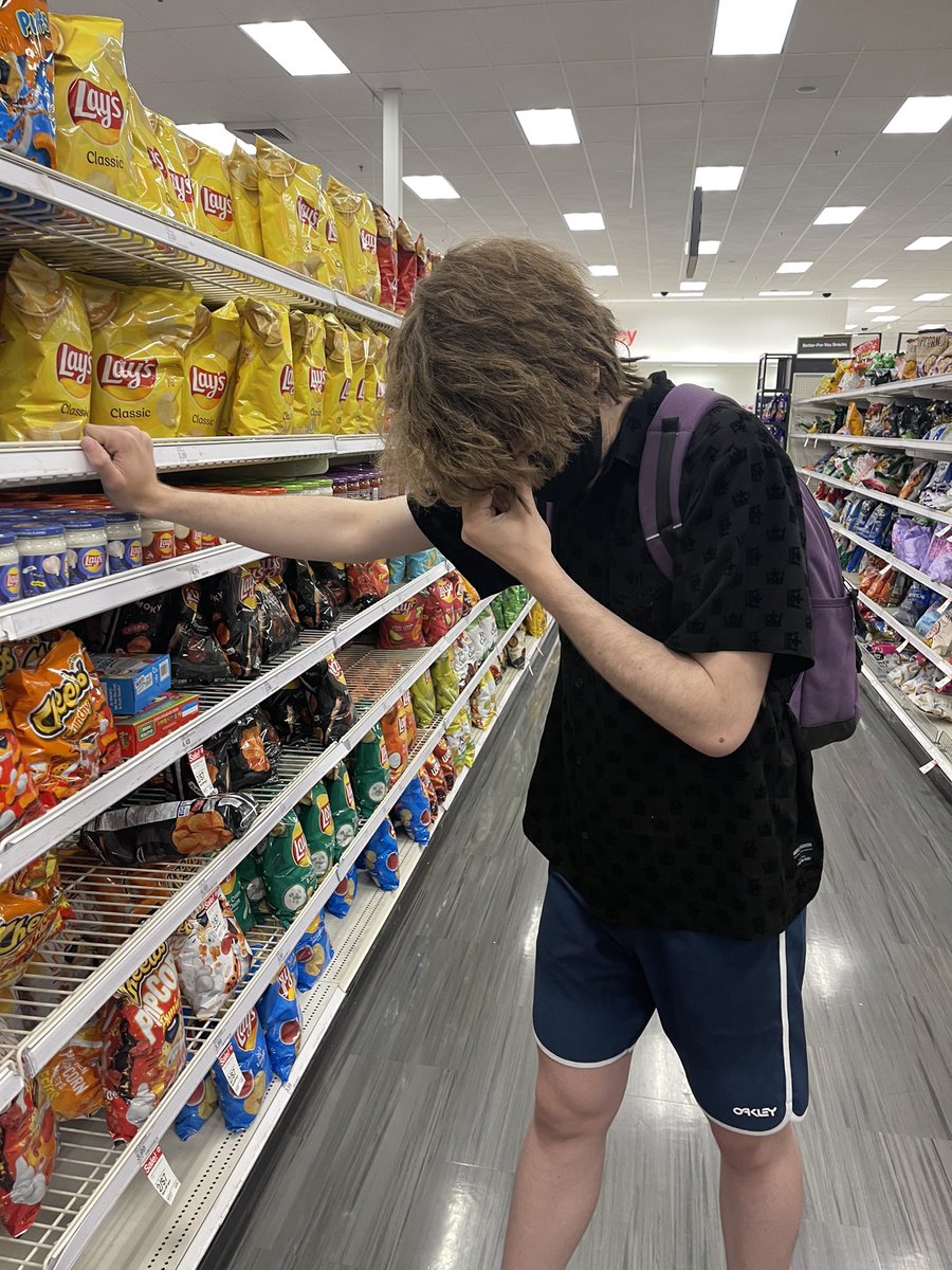 This guy breaking down in the American crisps isle