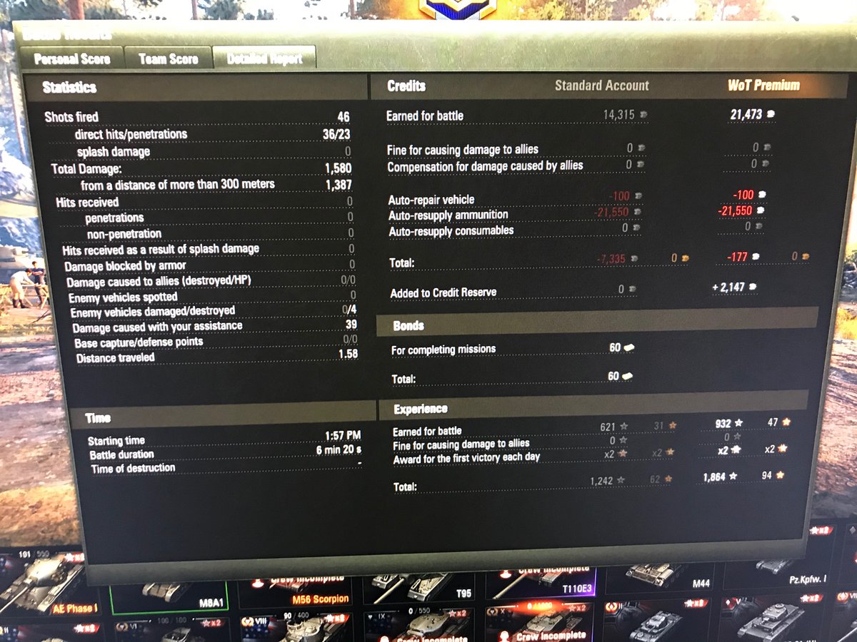 robert657036674's tweet photo. @worldoftanks IGN: reppard68
Tank: m8a1
Base xp: 621 https://t.co/Q5wBKfq8CX