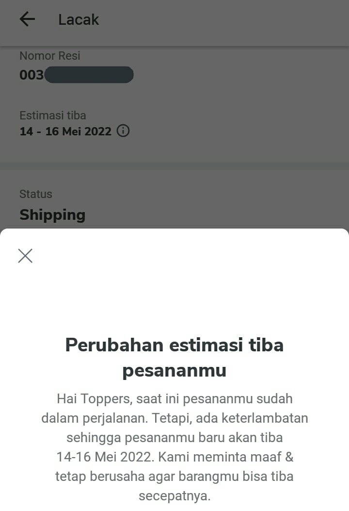 alapranata's tweet photo. @TokopediaCare Selamat hari raya buat admin, juga Selamat LONG WEEKEND buat pegawai2 @sicepat_ekspres yg dari tgl 13 ga sampe2 nganterin paket gue.

Tolong @tokopedia pertimbangin utk memakai sicepat, udah ke 2 kali ini kinerjanya buruk sekali. Sesama jaksel aja sampe 4hari blom sampe2. https://t.co/CUJX1ZX7SE