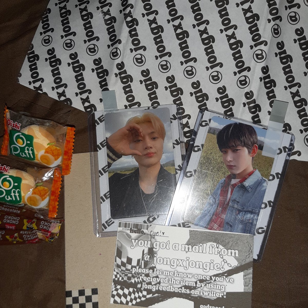 cyerinkim_'s tweet photo. MAAAAY UMUWEEEE
💌 #cyemails
Tysm for the smooth transaction @jongxjongie , i really like the packaging and freebies, will but uli sayo and all mint condi sila, what u see is what u get talaga HAHAH tysm❤
#jongfeedbacks https://t.co/hJfBLwTF55