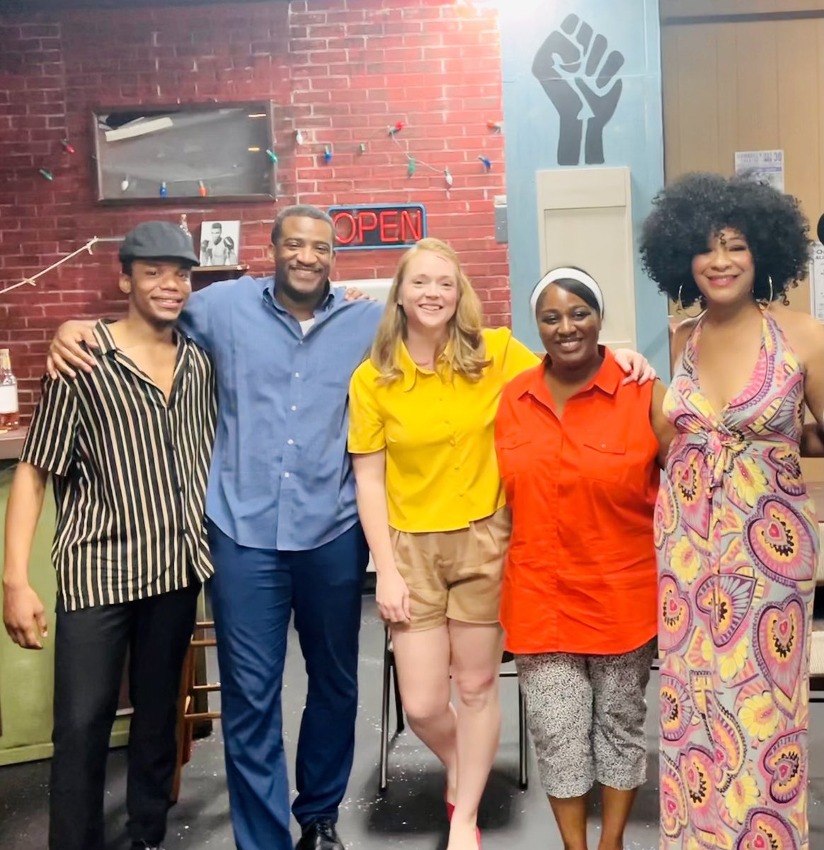 pgoodman529's tweet photo. Opening weekend was amazing!  Such an honor to be up here with this cast!  Two more weekends.  Thursday is BOGO. Come see Detroit ‘67 @PearlTheaterPTG https://t.co/dk1wCPSKGa