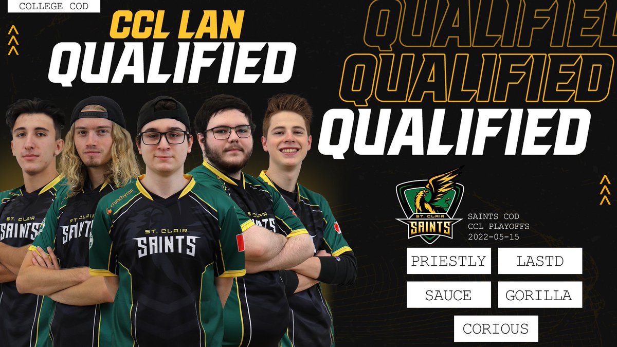 SaintsGamingCA's tweet photo. #SaintsCOD Qualifies For @CollegeCoD LAN✈️🇺🇸

#GriffDiff🦅 https://t.co/GCijwZEh9E