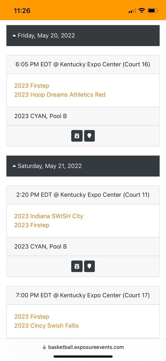 CannBrooklyn's tweet photo. 2023 Firstep schedule for the live tournament, The Classic, this weekend in Louisville, Ky!  @FirstepGirls @BallerTV  @PGHKentucky @PrepGirlsHoops https://t.co/F14NezPykC