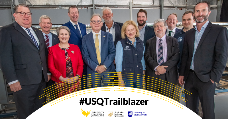 unisqaus's tweet photo. A reflection from our @USQVC to recap a very exciting day.

@ourANU l @UniversitySA 👏