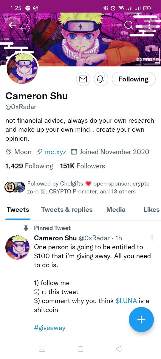TheDushez's tweet photo. @GiveAwayHost @0xRadar Doneeeeeee ✅ https://t.co/YWS5fXEu4Q