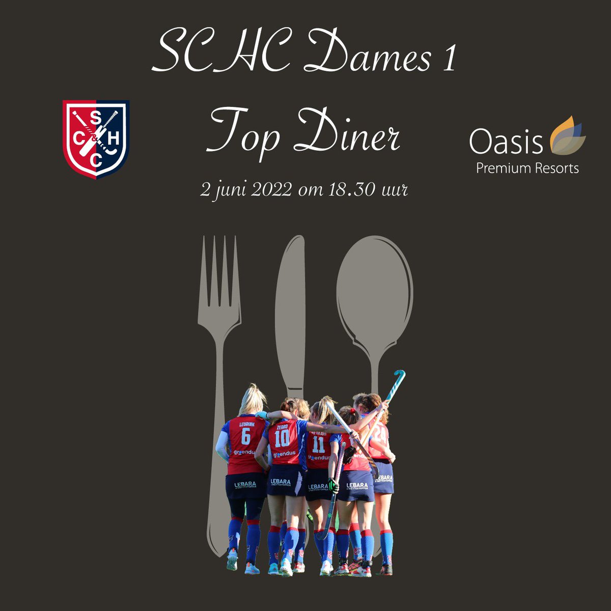 Stichtsche's tweet photo. Dineren op 2 juni met de finalisten? https://t.co/wpwSlU3ti0 Koop je kaarten via de link in het artikel. #Sponsordiner #D1 #Dames1 #SCHCdatzijnwij https://t.co/t0s0i647F5