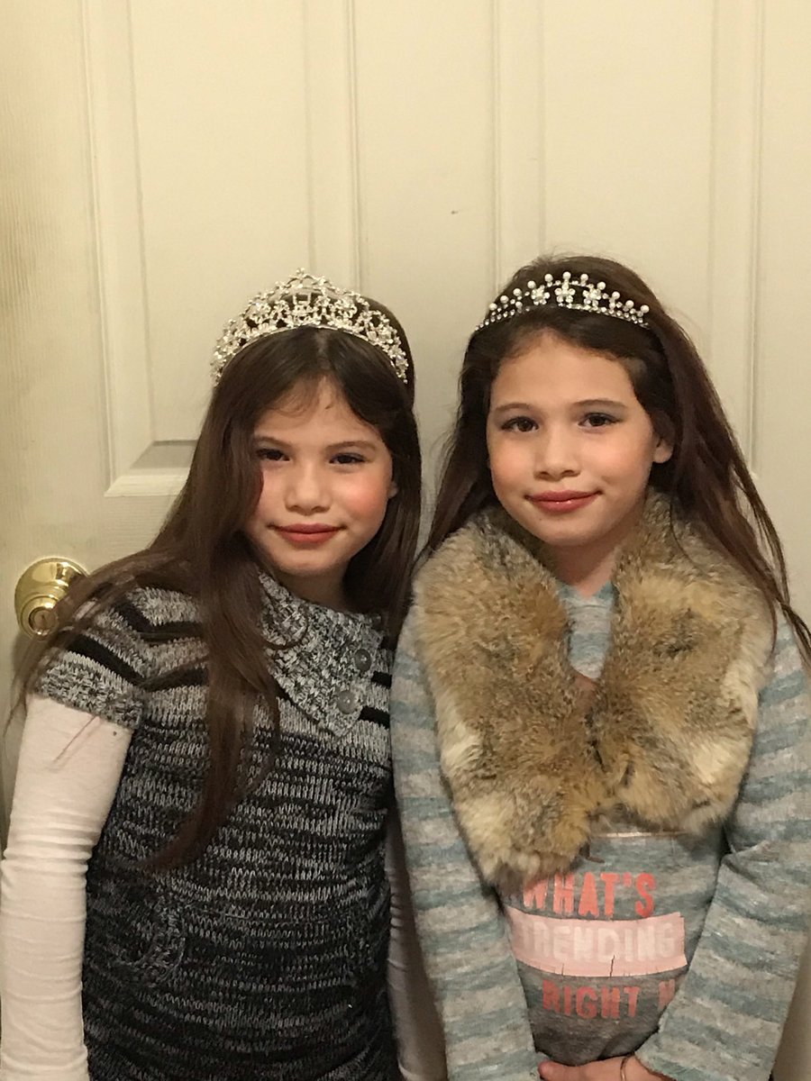qwnofeverything's tweet image. Oohhh my bad. They are my twin granddaughters. They are total jerks. This was dress up for the theater for the #SaveASeatForSam show