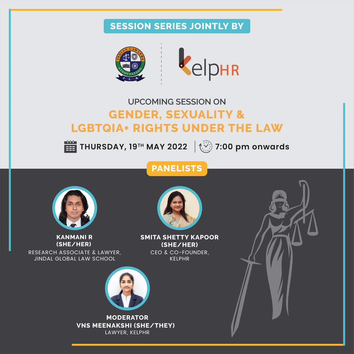 kelphr's tweet photo. JOIN US on THURSDAY for our session with the Indian Lawyers Association where we look at understanding gender, sexuality and LGBTQIA+ rights under law. Register for free https://t.co/Doku8YeEeU
#gender #community #law #legal #lgbtqia #lgbtqi #LGBTQ #Pridemonth #prideglobal #DEI https://t.co/3wu7PRMrF2
