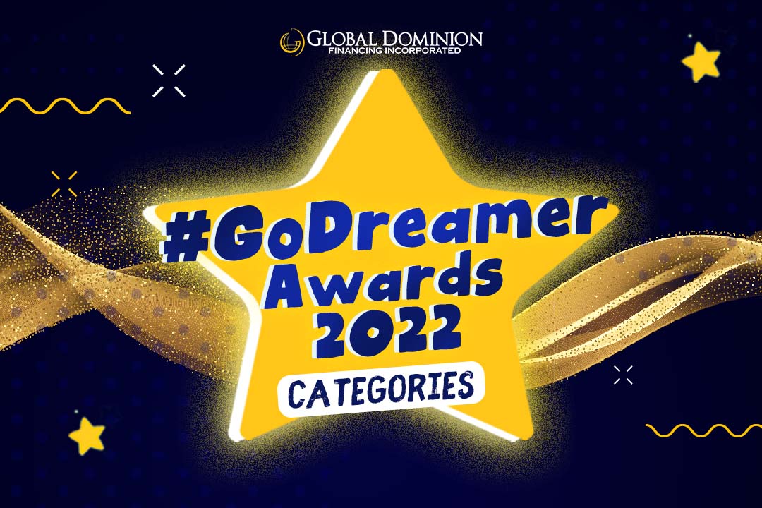 gdfitweets's tweet photo. Mga Ka-Partner, narito na ang ating award categories in the first ever #GoDreamer Awards! 

Do you think you have what it takes to be a #GoDreamer Awardee? Comment your answer below! https://t.co/Pgy5RQSnfA