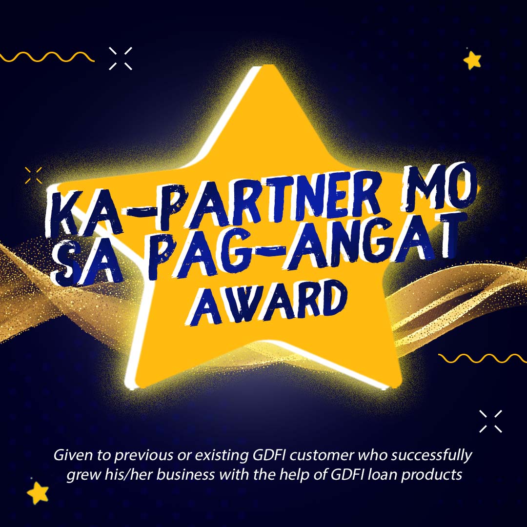 gdfitweets's tweet photo. Mga Ka-Partner, narito na ang ating award categories in the first ever #GoDreamer Awards! 

Do you think you have what it takes to be a #GoDreamer Awardee? Comment your answer below! https://t.co/Pgy5RQSnfA