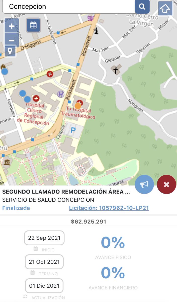 nick11059's tweet photo. Obra 22 #RallyDatosCL 
Nombre: SEGUNDO LLAMADO REMODELACIÓN ÁREA ALMACENAMIENTOS DE FÁRMACOS, EX-TRAUMATOLÓGICO
ID: 1057962-10-LP21
Contrata: SS Concepción
Monto: 💸$ 62.925.291
Fecha Inicio ejecución: 22/09/21
Fecha Término ejecución: 21/10/21 https://t.co/7BvxpAlWqr