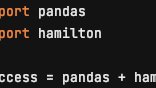 stefkrawczyk's tweet photo. I just published in @TDataScience How to use Hamilton with Pandas in 5 minutes https://t.co/mjXOc9NnIx #opensource #datascience #python #sfhamilton #pandas #cleancodebases https://t.co/hpa1vGhbY2