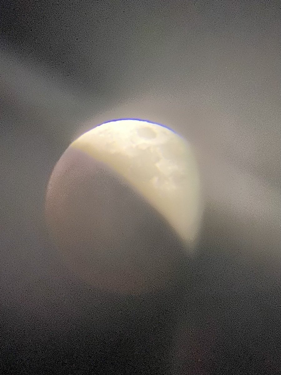 tracy9535's tweet photo. Eclipse, Hobbs, NM…. May 15, 2022 about 9:00 &amp; 9:30 PM. Taken with my cell phone hovering over the telescope lens. https://t.co/jix4FKyKq8