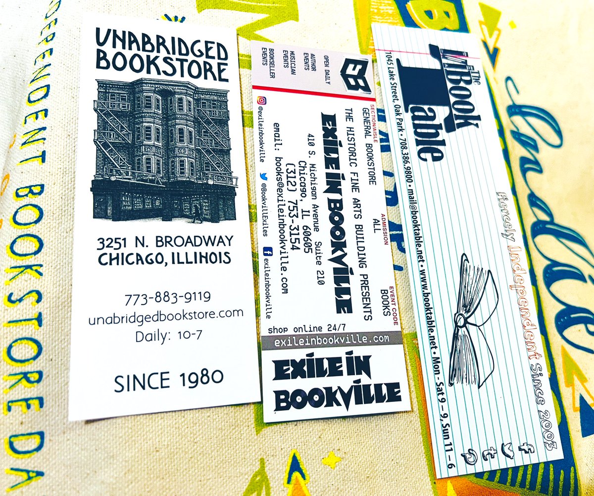 katerose216's tweet photo. It was a week full of bookstores and I couldn’t be happier
@UnabridgedBooks @TheBookTableOP @BookvillExiles #unabridgedbooks #exileinbookville #thebooktable #bookstore #bookstores #bookmarks #books https://t.co/6sGPdsjLCd
