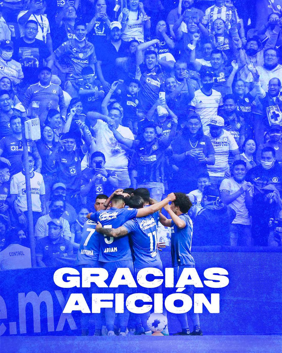 CruzAzul's tweet photo. Lo dimos todo esta noche.
El siguiente torneo volveremos en busca de La Décima.
¡Muchas gracias por siempre estar, afición! 💙 https://t.co/hWh8PONZjs