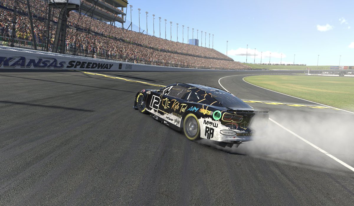 RevlineRT's tweet photo. @CrofutRyan gets it done tonight in the Kyle Tait - Voice Over and Narration Chevy Camaro in the Nascar iRacing Series. Ryan led 35 laps and won with a 5.5+ second lead. https://t.co/tKpdfZU0RW
