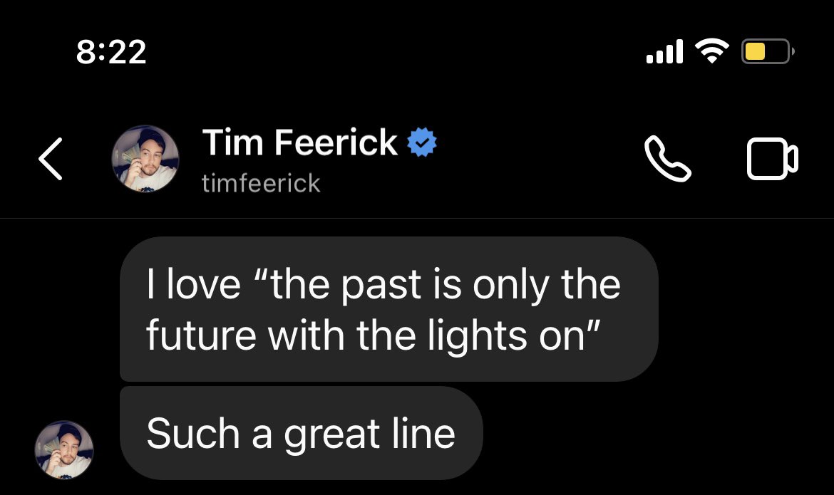 Erinamored's tweet photo. You were always the best person to talk music with. It all started back at Dimple. I miss you so much. π #riptim #timfeerick #feerickforever https://t.co/RVZ5Jc4jr0