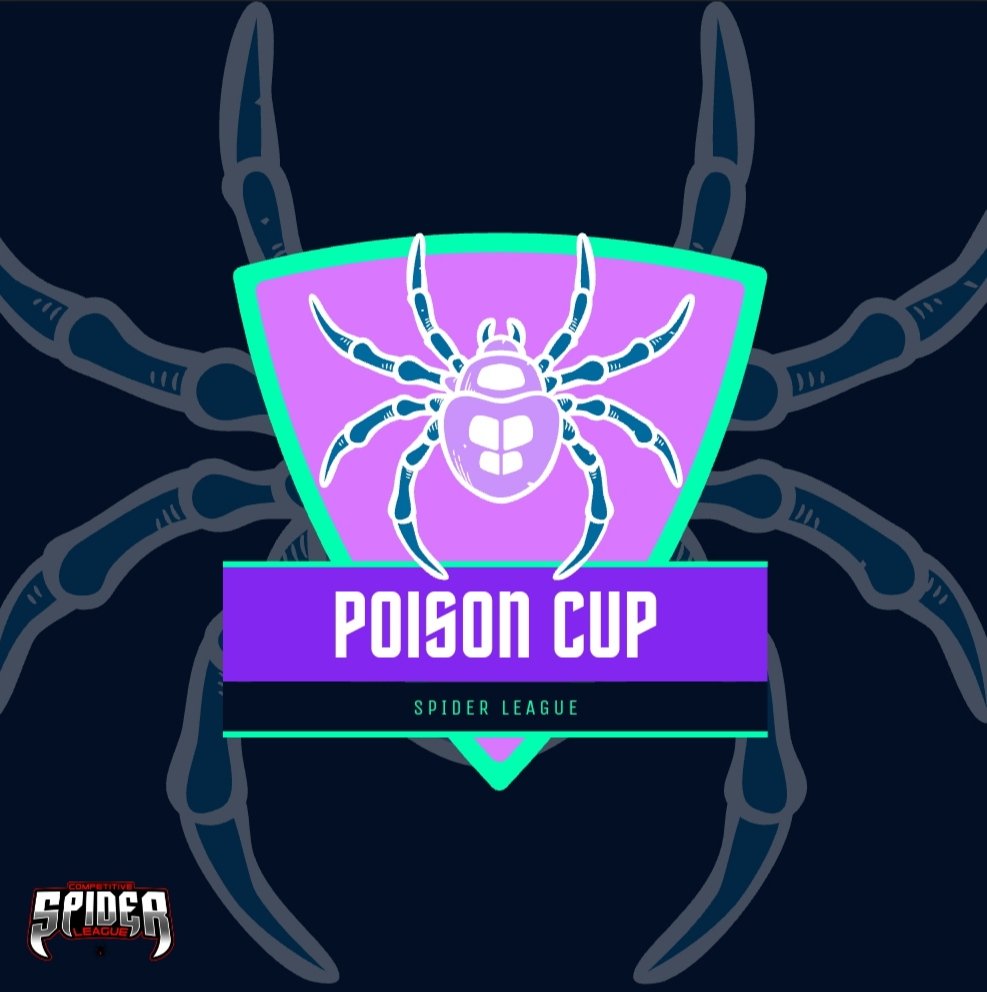 Liga_Spider's tweet photo. Ya tenemos logo oficial de la Poison Cup 🕷️🏆

Le agradecemos su gran trabajo a nuestra Co-CEO @DKinomoto7 🦄🕸️

#PoisonCup #SpiderLeague 🕷️ https://t.co/tJUe83K52y