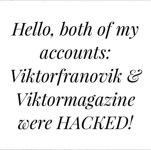 Franovik's tweet photo. Hacked accounts on IG. https://t.co/HMnuHYxQyd